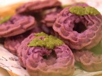 紫薯花環曲奇餅