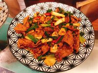 蔥爆沙茶牛
