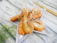 氣炸鍋「胡椒蝦」簡單完成餐廳菜。