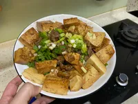雞蛋豆腐炒肉片