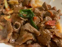 蕃茄炒牛肉片