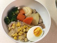 奶油白醬料理塊-燉雞肉蔬菜