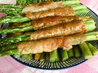 日式青梅照燒蘆筍肉捲
