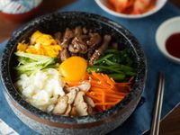 韓式石鍋拌飯-ZENKO高碳鋼極黑廚刀組