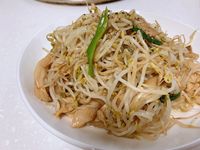 豆芽炒杏鮑菇