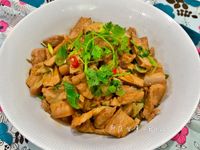 三層肉炒豆干