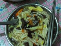 港式酸辣湯麵（母親私房菜）
