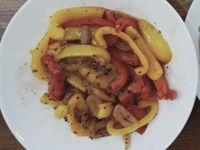 炒洋蔥彩椒