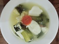豆腐青菜湯