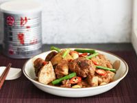 沙茶芋頭燒雞