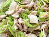 杏鮑菇炒肉