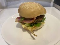 自製牛肉漢堡