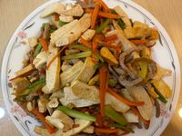 芹菜炒豆乾