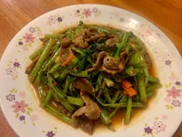沙茶羊肉炒空心
