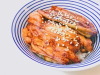 素鰻魚蓋飯（茄子）