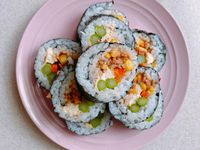 媽媽味新豬肉玉米壽司（純素）