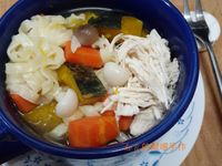 雞絲南瓜湯麵（悶燒鍋版）