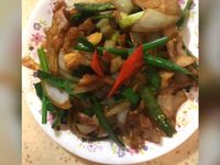 (全聯)蔥爆雪花豬頸肉