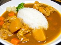 梅花豬肉咖哩飯