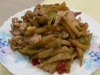 榨菜炒肉絲
