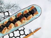 海苔肉片豆腐卷