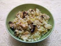 香草蘑菇雞肉燉飯