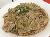 金針菇燴蠔油肉片