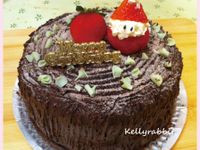 Merry X'mas草莓老公公蛋糕