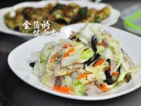 金針菇炒高麗菜