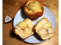 餡料適合低醣飲食的★焗烤雞柳★麵包碗