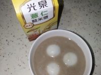 芝麻湯圓+薏仁糙米漿