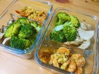 [便當] 香料蝦烤時蔬 烤箱懶人料理