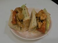 糖醋雞肉小漢堡