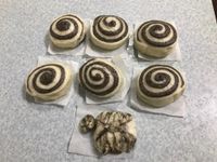 養生芝麻牛奶雙色饅頭