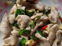 蒜香辣炒肉片