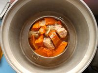 和風南瓜燉梅花【一鍋到底・便當盒版】