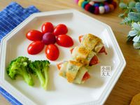 只要10分鐘! 簡單又快速早餐~酥皮香腸