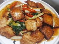 蔥燒豆腐
