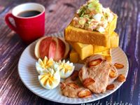 豬排薯泥南瓜吐司 / 早午餐