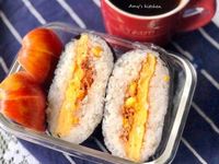 早餐-厚蛋鮪魚玉米飯糰