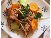 什錦蔬菜炒肉片(露營OK)
