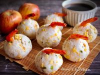 早餐-鮮蝦飯糰  (清冰箱)