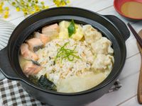 #103 味噌鮭魚湯泡飯