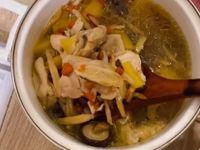 山藥香菇燉雞湯（Bruno 電子壓力鍋）