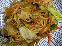 炒榨菜肉絲麵