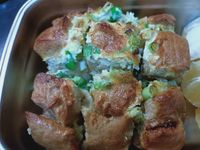 格子蔥蛋饅頭