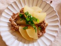 味噌肉片大根煮(露營OK)