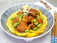 橙汁香甜雞塊