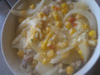 玉米濃湯版親子丼
