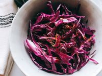 「我選擇紫色」涼拌紫高麗菜&紫甘藍炒牛肉